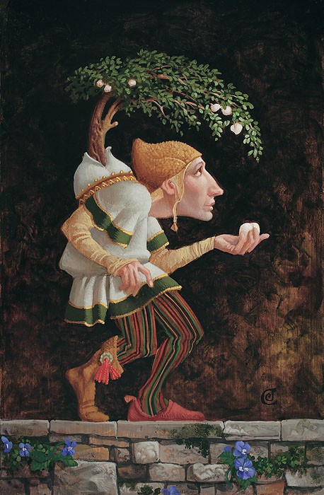 James Christensen The Fruits of Adversity Giclee On Canvas