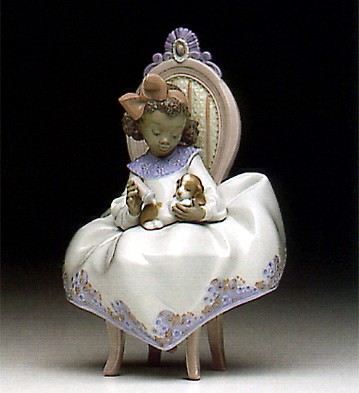 Lladro Black Legacy Just A Little More Porcelain Figurine