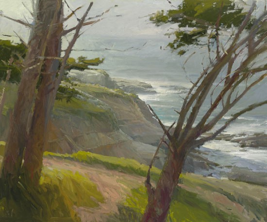 Ken Auster La Jolla Light Master Works Edition On Canvas