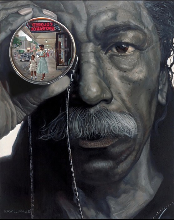 Kevin Williams (WAK) Masters View - Gordon Parks Premium Edition Hand-Embellished Giclee on Canvas