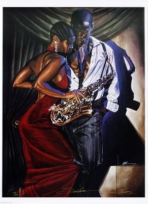Kevin Williams (WAK) Sax Appeal Giclee On Canvas Remarque