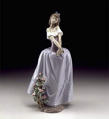 lladro art deco lady