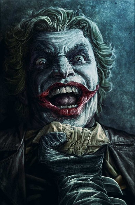 Lee Bermejo The Joker Giclee On Canvas Remarque