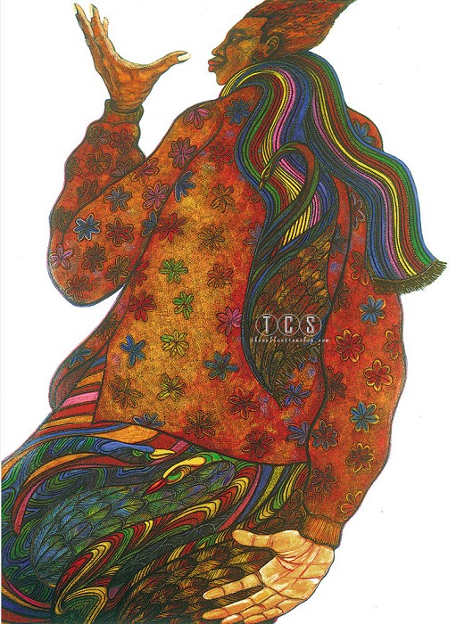 Charles Bibbs Lady Of Color Limited Edition African American Fine Art