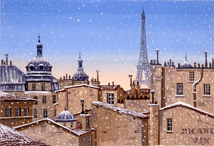 Liudmila Kondakova Snow Fall In Paris 