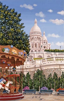 Liudmila Kondakova Carousel A Sacre Coeur 