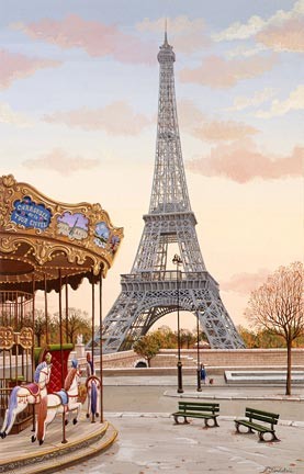 Liudmila Kondakova Carousel A La Tour Eiffel 