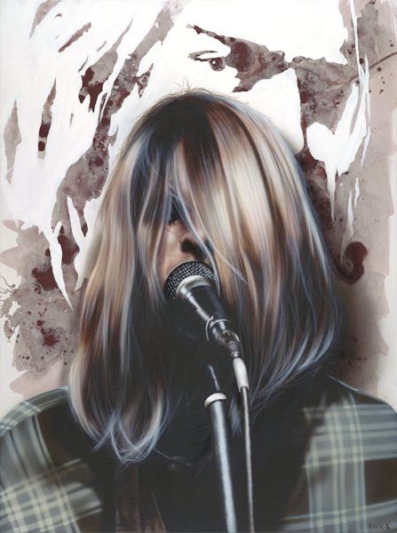 Stickman Come as you are - Kurt Cobain -Giclee On Canvas Artist Proof Hand Embellished