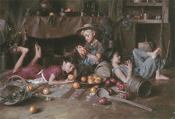 Morgan Westling Apples and Oranges Canvas