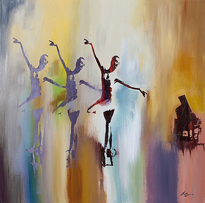 Pietro Adamo Sola La Prima Ballerina Giclee On Canvas Limited Edition