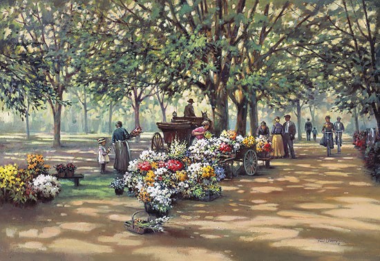 Paul Landry SUMMER POTPOURRI Limited Edition Print Limited Edition
