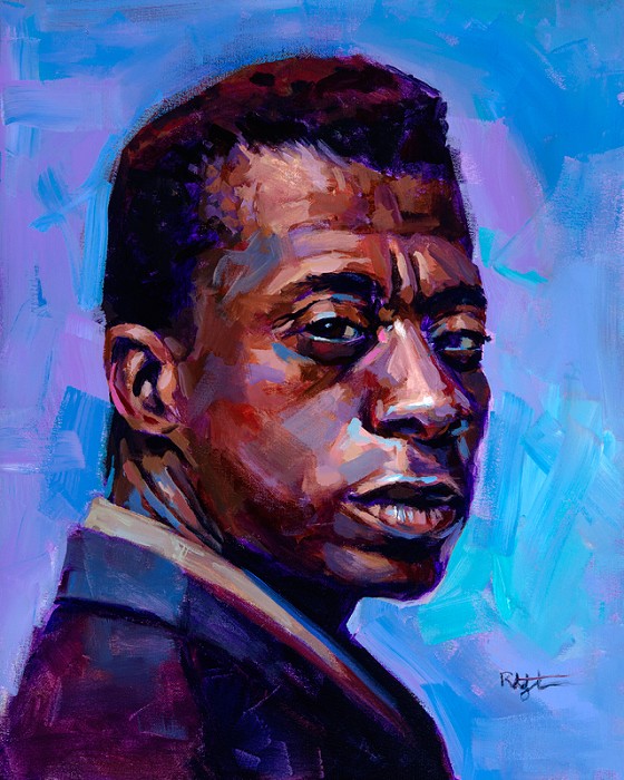 Robert Jackson James Baldwin Giclee On Canvas