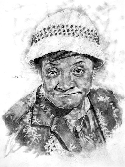 Robert Jackson Momma Mabel Graphite Pencil on Paper Original Art