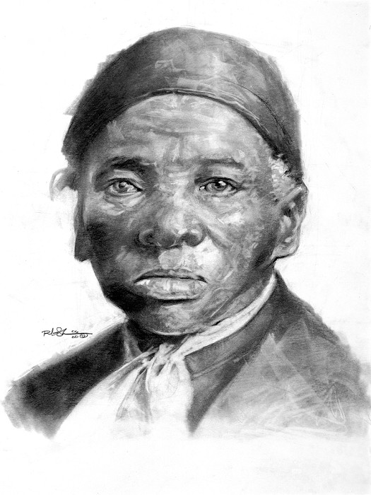 Robert Jackson Harriet Tubman Graphite Pencil on Paper Original Art