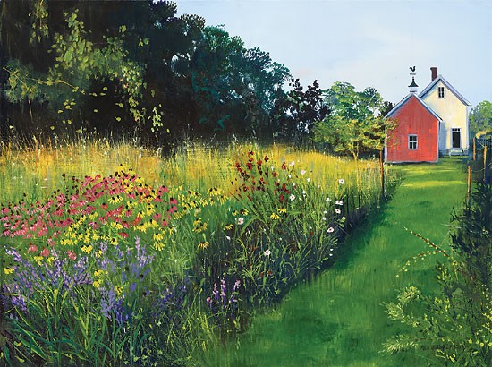 Sally Calwell Fisher This Meadow Garden Limited Edition Canvas