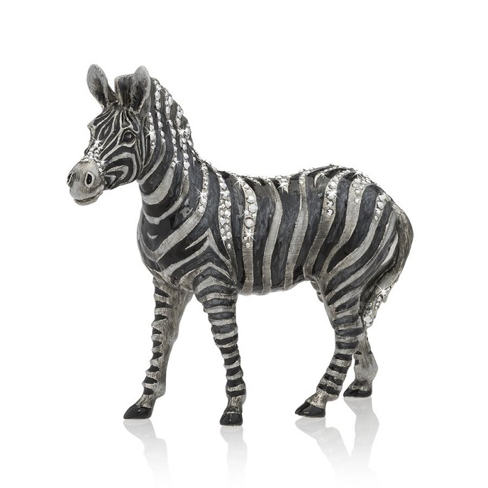 Jay Strongwater Stanley Zebra Figurine 