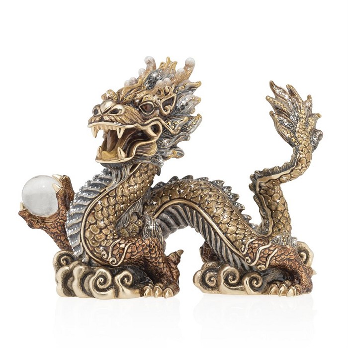 Jay Strongwater Apalala Imperial Dragon Figurine 