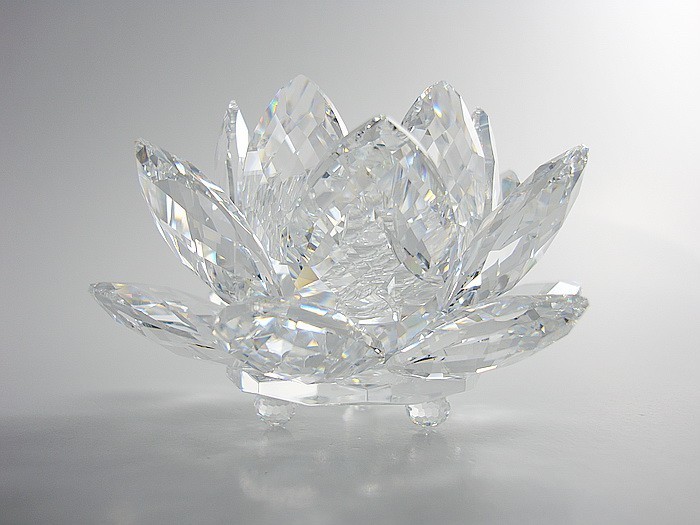 Swarovski Crystal Swarovski Waterlily Candleholder Medium 