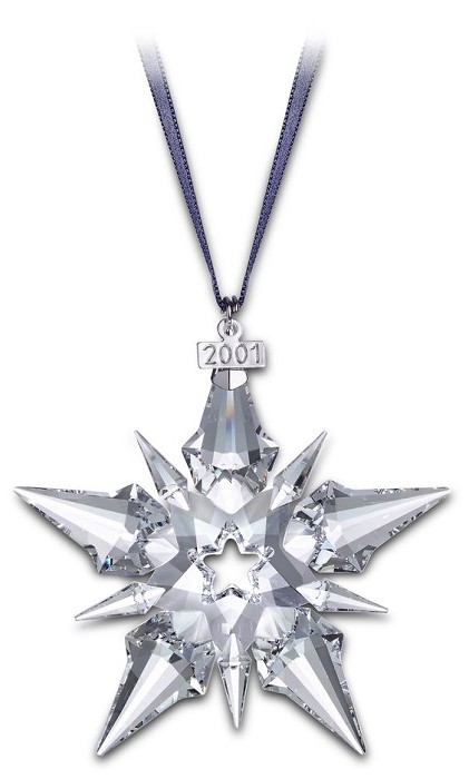 Swarovski Crystal 2001 Swarovski Snowflake Ornament 