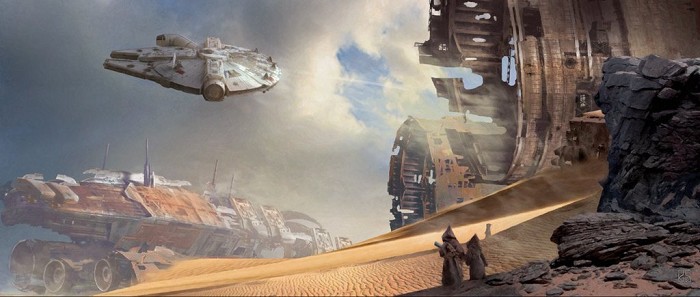 Stephan Martiniere Through the Wreckage Giclee On Canvas