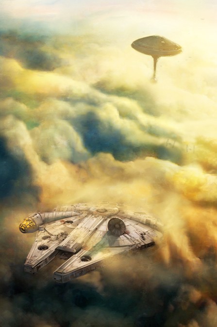Cliff Cramp Leaving Bespin Giclee On Canvas
