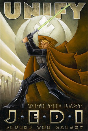 Mike Kungl Unify From Lucas Films Star Wars Giclee On Canvas