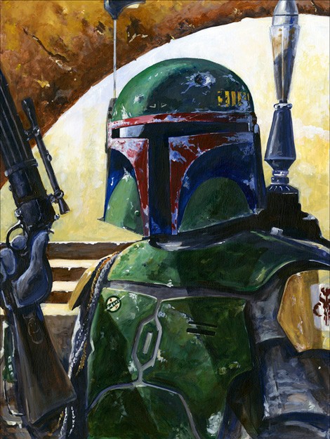 Kim Gromoll Boba's Hunt Giclee On Canvas