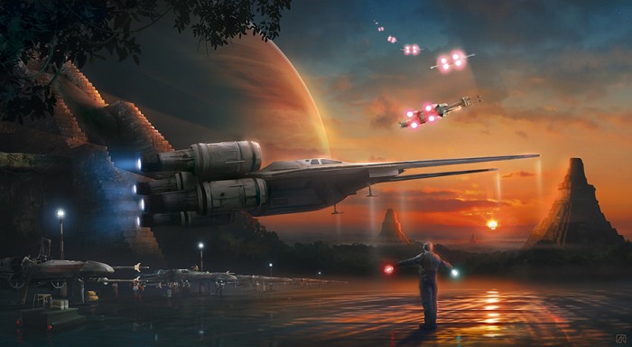 Akirant Dawn of Rebellion From Star Wars Giclee On Canvas