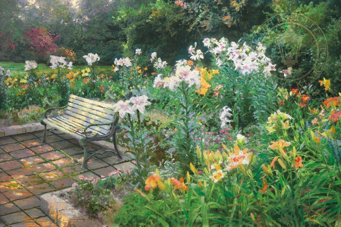 Thomas Kinkade Eternal Springtime Giclee On Paper