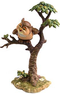 WDCC Disney Classics Bambi Friend Owl What's Going On Around Here Porcelain Figurine