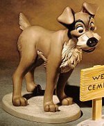 WDCC Disney Classics Lady And The Tramp Tramp In Love Porcelain Figurine