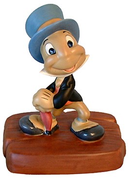 WDCC Disney Classics Pinocchio Jiminy Cricket Cricket's The Name, Jiminy Cricket 