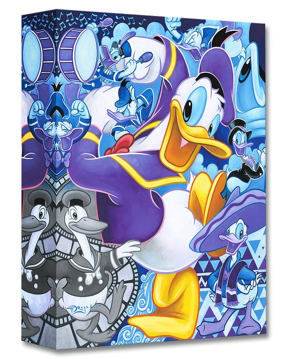 Tim Rogerson Celebrate the Duck From Donald Duck Gallery Wrapped Giclee On Canvas