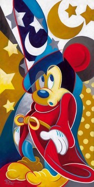 Tim Rogerson Magical Moment - From Disney Fantasia Hand-Embellished Giclee on Canvas