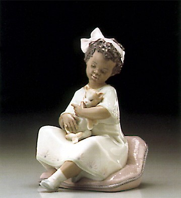 Lladro Cuddly Kitten Porcelain Figurine