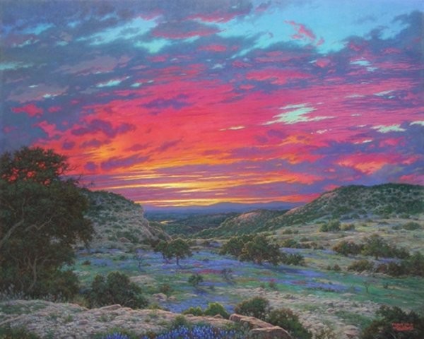 Larry Dyke Heavens Glory By Larry Dyke giclee on canvas