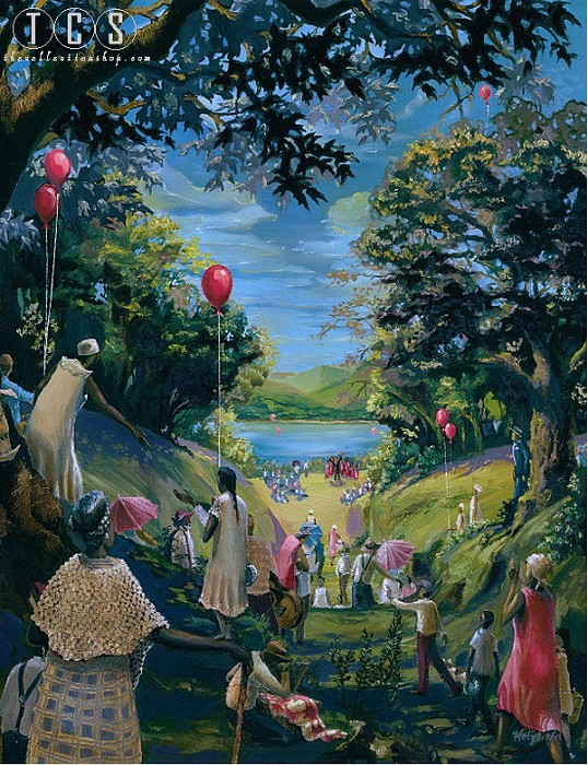 John Holyfield River Jubilee Canvas 