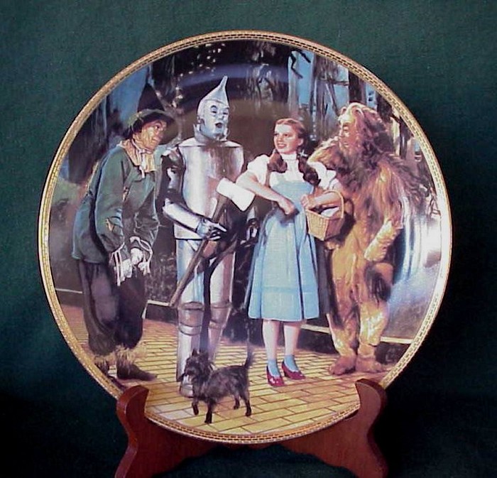 Thomas Blackshear 1988 Wizard Of Oz We're Off To See The Wizard Plate