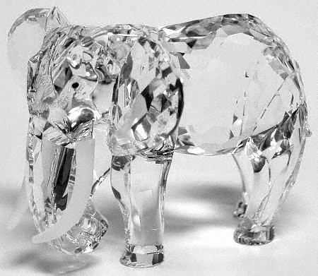 Tot stand brengen garen Exclusief Swarovski Crystal Elephant