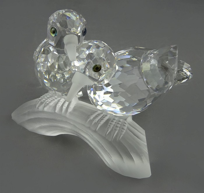 Swarovski Crystal Swarovski Turtle Doves 1989 Caring And Sharing 