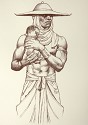 The Protector Greeting Cards (6 pack)
