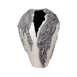Lladro Antique Silver Flower Vase-DU104