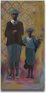 Vintage Golfer (Male) by John Holyfield