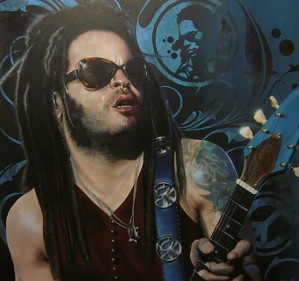 fine art Stickman _ But What I Really Want To Know Is - Lenny Kravitz