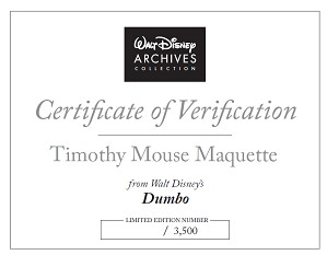 Walt Disney Archives Timothy Mouse Maquette From Dumbo-4057246