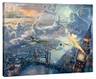 Tinker Bell and Peter Pan Fly to Never Land