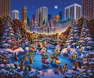 Mickey and Friends Skating in Central Park