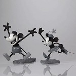 Mickey and Minnie B/W Maquettes
