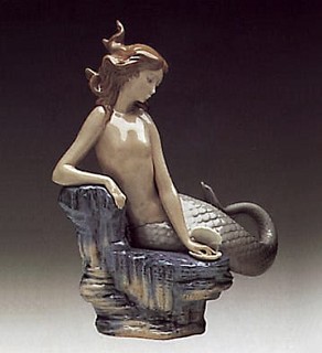 Lladro-Pearl Mermaid