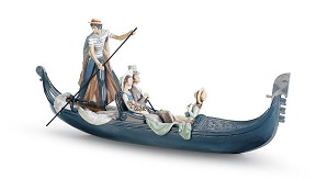 Lladro-In The Gondola Couple